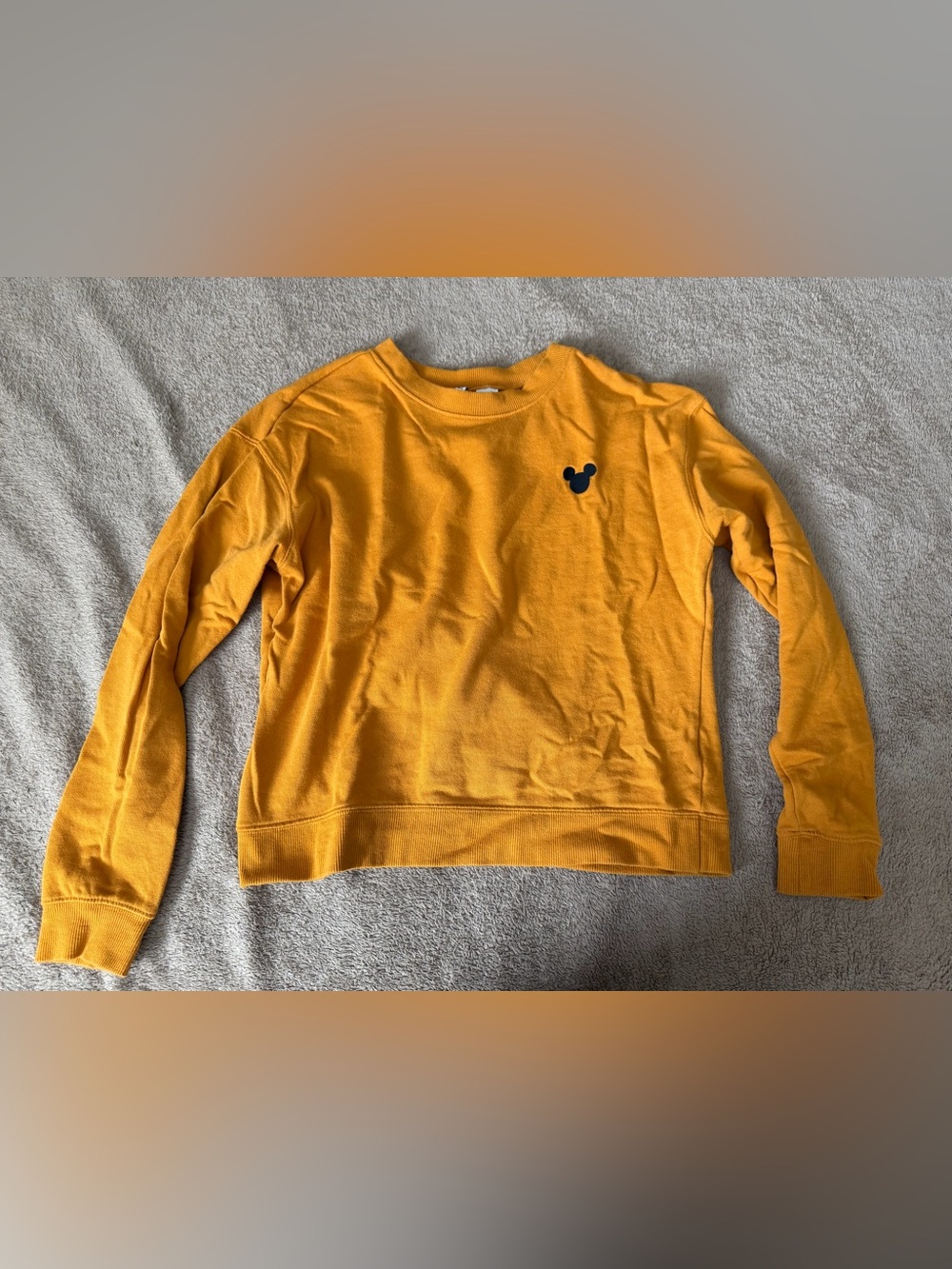 Mustard Yellow Crewneck Sweatshirt